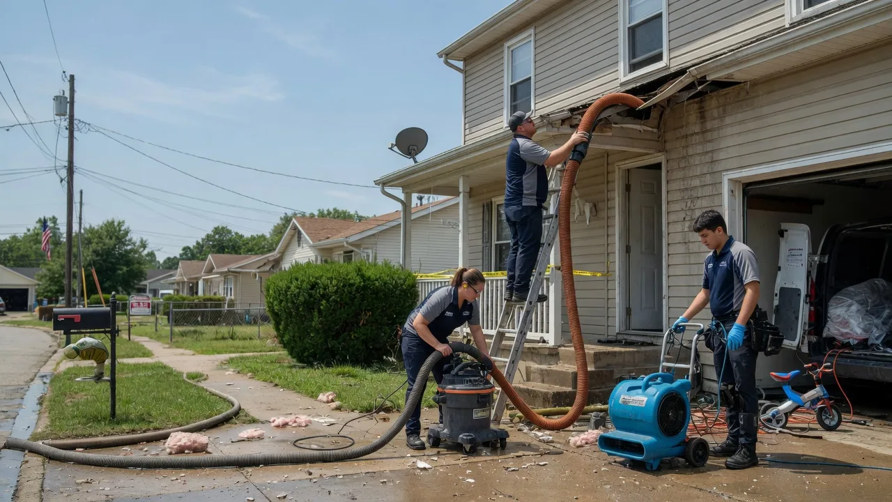 Water Damage Restoration in Mapleton, KS near me